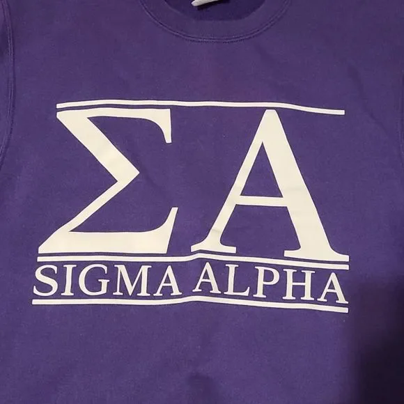 Sigma‎ Alpha crewneck sweatshirt - Picture 2 of 4